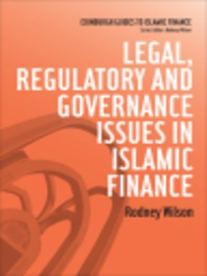 cover image of Legal, Regulatory and Governance Issues in Islamic Finance